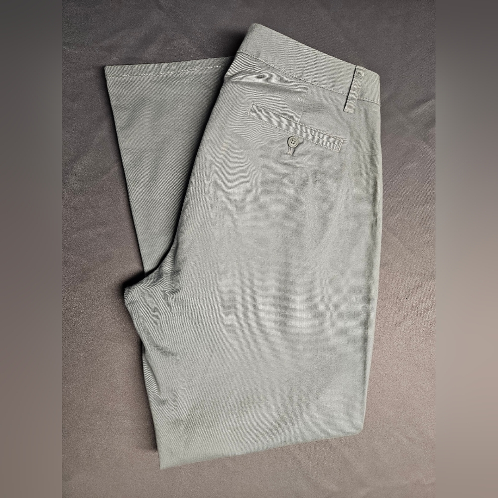 Bonobos Pants Men's Gray 35 X 32 Athletic Paisley Lined Chino Stretch Flat Front